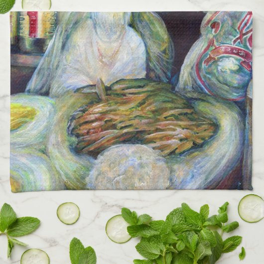 Singapore's zonnegedroogde aroma's theedoek (Gevouwen)