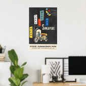 Singaporese Kunst Reisposter Muurprint Poster (Thuiskantoor)