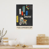 Singaporese Kunst Reisposter Muurprint Poster (Keuken)