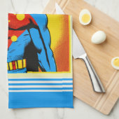 Singaporese Makan Man Keukenhanddoek (Quarter Fold)