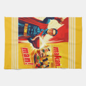 Singaporese Makan Man Keukenhanddoek (Horizontaal)