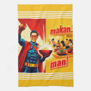Singaporese Makan Man Keukenhanddoek