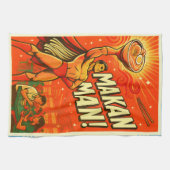 Singaporese Makan Man Keukenhanddoek (Horizontaal)