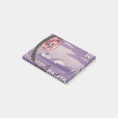 Singaporese poststempel met schip post-it® notes (Schuin)