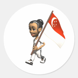 Singaporese Sticker
