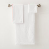 Singaporese vlag bad handdoek (Insitu)