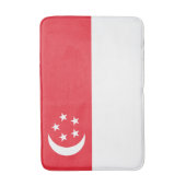 Singaporese vlag badmat (Voorkant Verticaal)