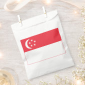 Singaporese vlag bedankzakje (Geknipt)