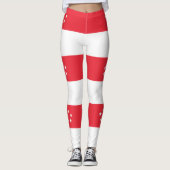 Singaporese vlag leggings (Voorkant)