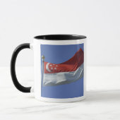 Singaporese vlag mok (Links)