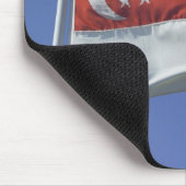 Singaporese vlag muismat (Hoek)