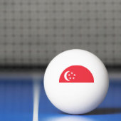 Singaporese vlag pingpongbal (Net)