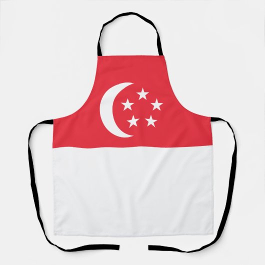 Singaporese vlag schort (Voorkant)