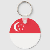 Singaporese vlag sleutelhanger (Achterkant)
