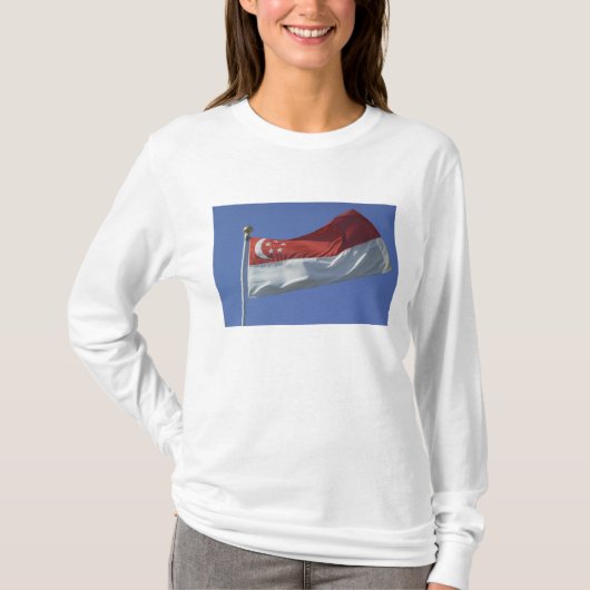 Singaporese vlag t-shirt (Voorkant)