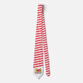 Singaporese Vlag & Wapen, Vlag van Singapore Stropdas (Voorkant)