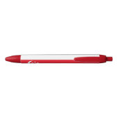 Singaporese vlag zwarte inkt pen (Achterkant)