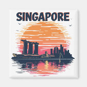 SINGAPOURE MAGNEET (Voorkant)