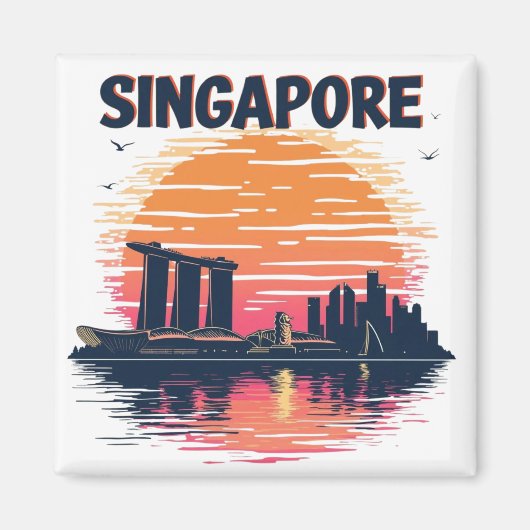 SINGAPOURE MAGNEET (Voorkant)
