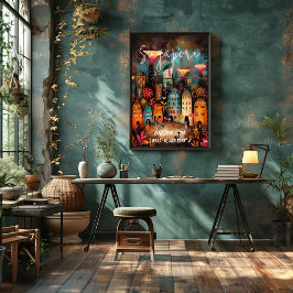 Singapur: Ciudad Jardín Perfect Poster