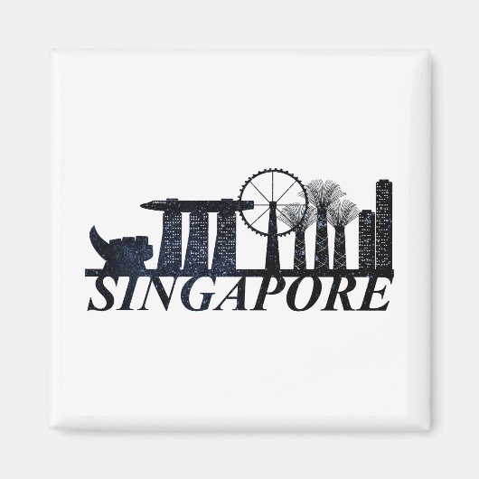 Singapur Magneet (Voorkant)