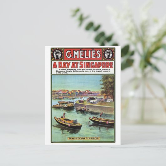 Singapur Reise Briefkaart (Staand voorkant)