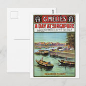 Singapur  Reise Briefkaart (Voorkant / Achterkant)