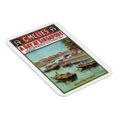 Singapur Vintage Reise Magneet (Rechterzijde)