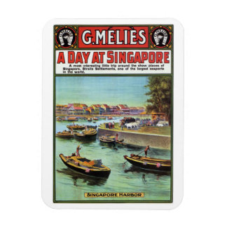 Singapur Vintage Reise Magneet