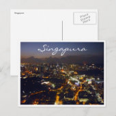singapura - lampen briefkaart (Voorkant / Achterkant)