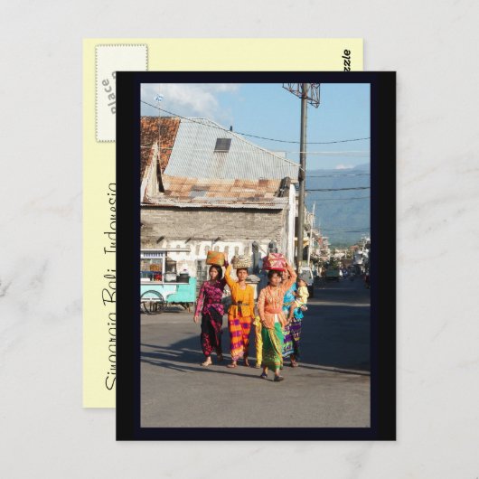 Singaraja Bali Indonesië Briefkaart (Voorkant / Achterkant)