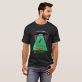 Singe genomen ontvoerde alien Valentijnsdag grappi T-shirt (Voorkant volledig)