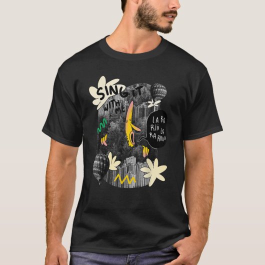 Singer banana forest song t-shirt (Voorkant)