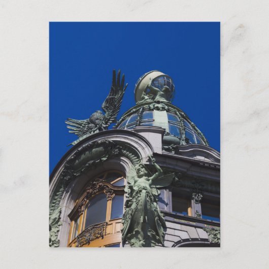 Singer Building, detail Briefkaart (Voorkant)