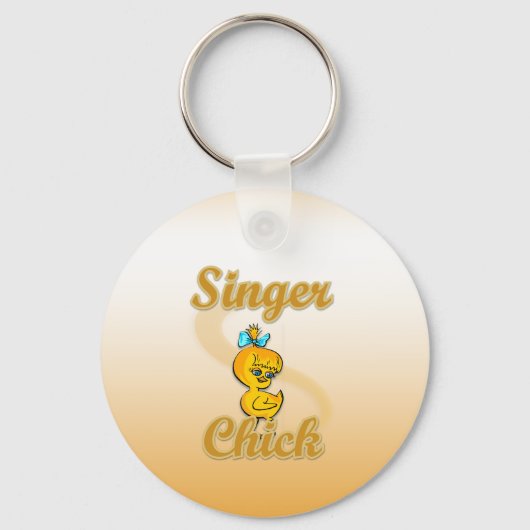 Singer Chick Sleutelhanger (Voorkant)