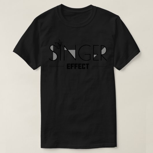 Singer-effect T-shirt (Design voorkant)