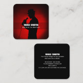 Singer Event Vierkante Visitekaartje (Voorkant / Achterkant)