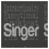 Singer Extraordinaire Stof (Close Up)