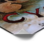  Singer-fietsen Poster (Hoek)