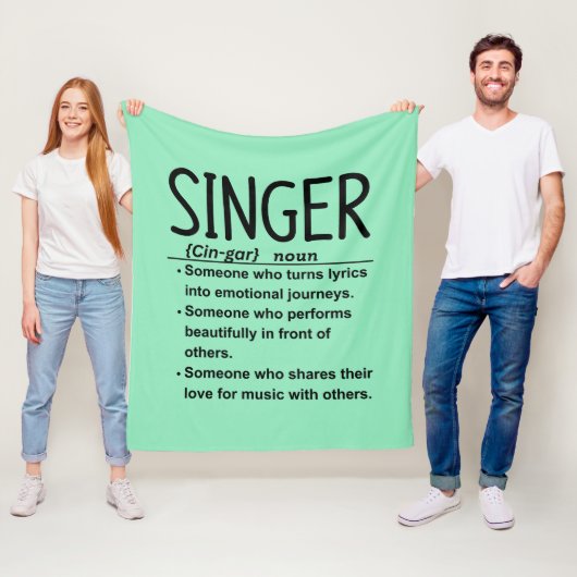 Singer Fleece Deken (In situ)