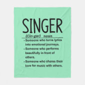 Singer Fleece Deken (Voorkant)