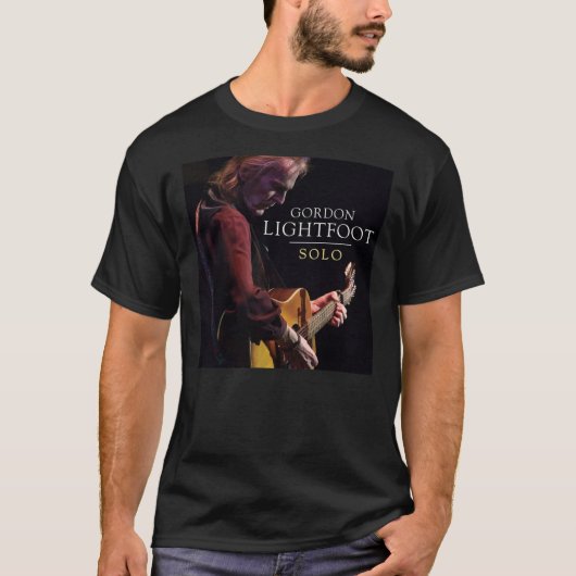 Singer Gordon Lightfoot Solo Album T-shirt (Voorkant)