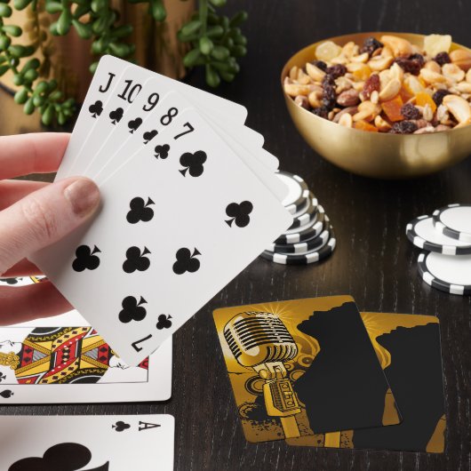 Singer I Am, Gold_ Speelkaarten (Insitu)