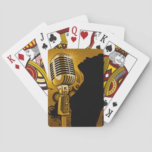 Singer I Am, Gold_ Speelkaarten (Achterkant)