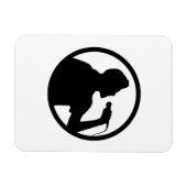 Singer Icon - Karaoke Logo Magneet (Horizontaal)
