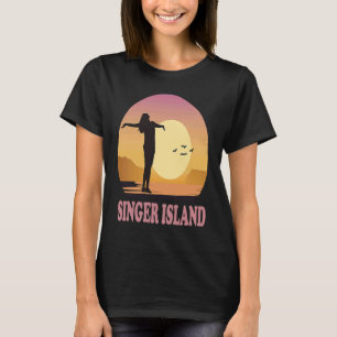 Singer Island Vakantie Strand Ochtend Zon Water Pe T-shirt