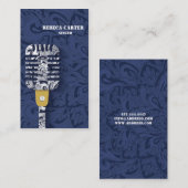 Singer Karaoke Player Music Artist Card Chorus Visitekaartje (Voorkant / Achterkant)