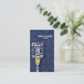 Singer Karaoke Player Music Artist Card Chorus Visitekaartje (Staand voorkant)