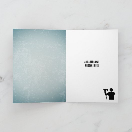 Singer/luidspreker op Mic - Aangepaste locatie voo Kaart (Binnen)