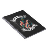 Singer Microphone Fluent Song Lyrics Karaoke Lover Notitieboek (Rechterzijde)